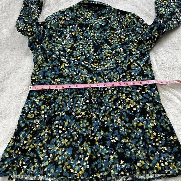 J. Jill Corduroy Button Up Long Sleeve Shirt No size Tag ? Medium Petite READ - Picture 10 of 13